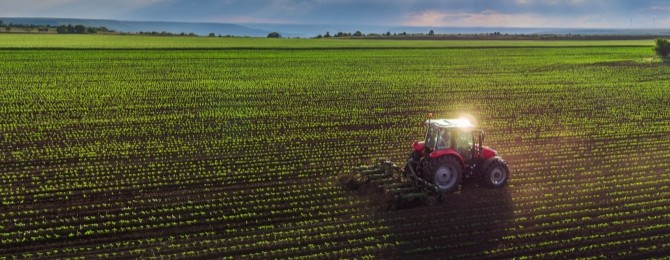 Tractor working on Ontario farm